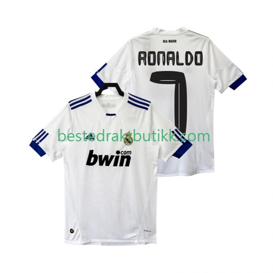 Fotballdrakter Real Madrid Cristiano Ronaldo 7 Retro Hjemmedraktsett 2011 2010 Kortermet til Herre