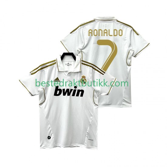 Fotballdrakter Real Madrid Cristiano Ronaldo 7 2012 Retro Hjemmedraktsett 2011 Kortermet til Herre
