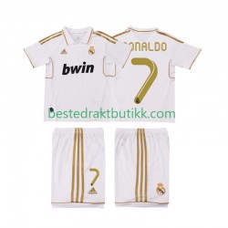 Fotballdrakter Real Madrid Cristiano Ronaldo 7 2012 Retro Hjemmedraktsett 2011 Kortermet til Barn