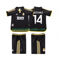 Fotballdrakter Real Madrid GUTI.HAZ 14 2001 Retro Bortedraktsett 1999 Kortermet til Barn