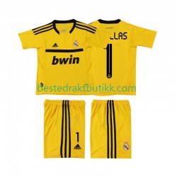 Fotballdrakter Real Madrid CASILLAS 1 2012 Keeper Retro Hjemmedraktsett 2011 Kortermet til Barn