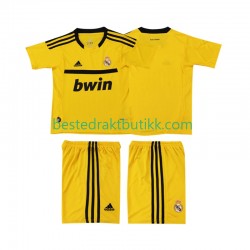 Fotballdrakter Real Madrid 2012 Keeper Retro Hjemmedraktsett 2011 Kortermet til Barn