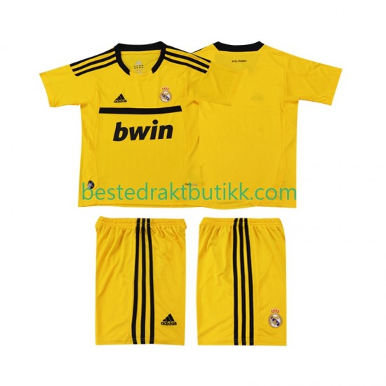 Fotballdrakter Real Madrid 2012 Keeper Retro Hjemmedraktsett 2011 Kortermet til Barn