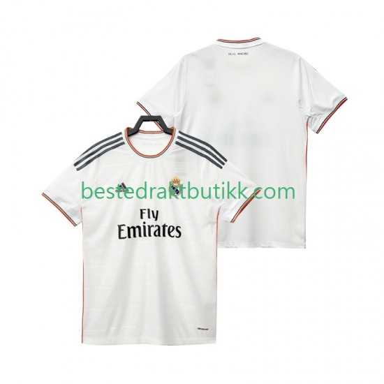 Fotballdrakter Real Madrid 2013 2014 Retro Hjemmedraktsett Kortermet til Herre