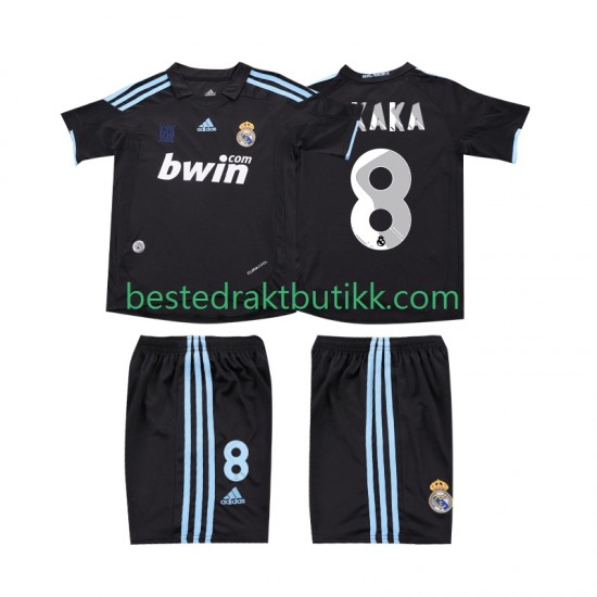 Fotballdrakter Real Madrid KAKA 8 2009 Retro Bortedraktsett 2010 Kortermet til Barn