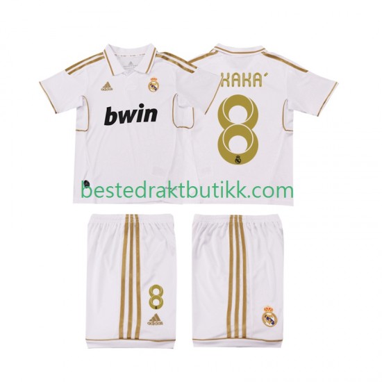 Fotballdrakter Real Madrid KAKA 8 2012 Retro Hjemmedraktsett 2011 Kortermet til Barn
