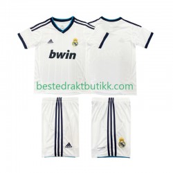 Fotballdrakter Real Madrid 2012 2013 Retro Hjemmedraktsett Kortermet til Barn
