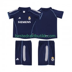 Fotballdrakter Real Madrid 2005 Retro Bortedraktsett 2006 Kortermet til Barn