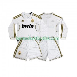 Fotballdrakter Real Madrid 2012 Retro Hjemmedraktsett 2011 Langermet til Barn