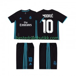 Fotballdrakter Real Madrid Modrić 10 2017 2018 Retro Bortedraktsett Kortermet til Barn