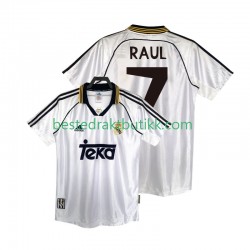 Fotballdrakter Real Madrid RAUL 7 1998 2000 Retro Hjemmedraktsett Kortermet til Herre