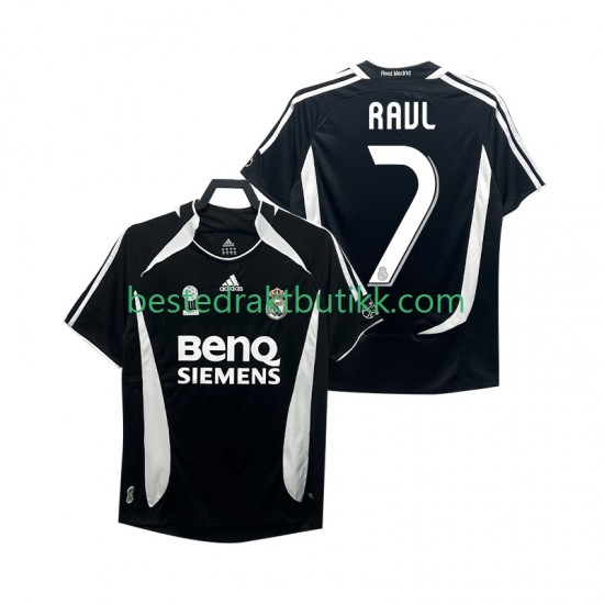 Fotballdrakter Real Madrid RAUL 7 2007 Retro Tredjedraktsett 2006 Kortermet til Herre