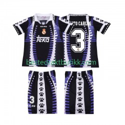 Fotballdrakter Real Madrid ROBERTO CARLOS 3 1997 1998 Retro Tredjedraktsett Kortermet til Barn
