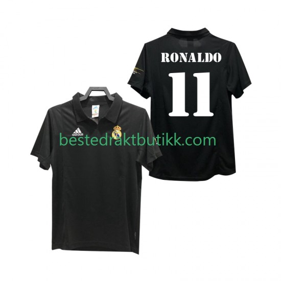 Fotballdrakter Real Madrid RONALDO 11 2002 2003 Retro Bortedraktsett Kortermet til Herre