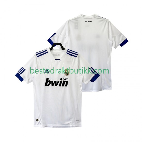 Fotballdrakter Real Madrid Retro Hjemmedraktsett 2011 2010 Kortermet til Herre