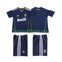 Fotballdrakter Real Madrid Retro Bortedraktsett 2011 2010 Kortermet til Barn