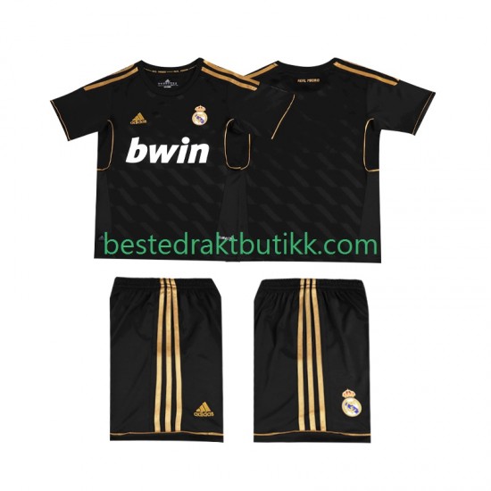 Fotballdrakter Real Madrid 2012 Retro Bortedraktsett 2011 Kortermet til Barn