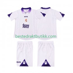 Fotballdrakter Real Madrid 1997 1998 Retro Hjemmedraktsett Kortermet til Barn