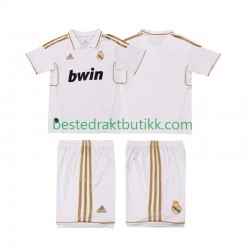 Fotballdrakter Real Madrid 2012 Retro Hjemmedraktsett 2011 Kortermet til Barn