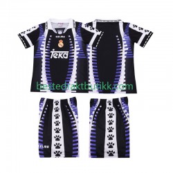 Fotballdrakter Real Madrid 1997 1998 Retro Tredjedraktsett Kortermet til Barn