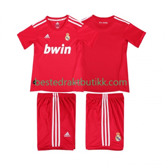 Fotballdrakter Real Madrid 2012 Retro Tredjedraktsett 2011 Kortermet til Barn