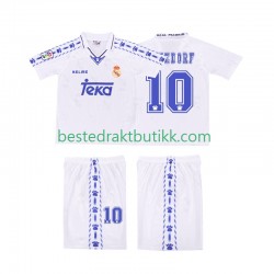 Fotballdrakter Real Madrid SEEDORF 10 1996 1997 Retro Hjemmedraktsett Kortermet til Barn
