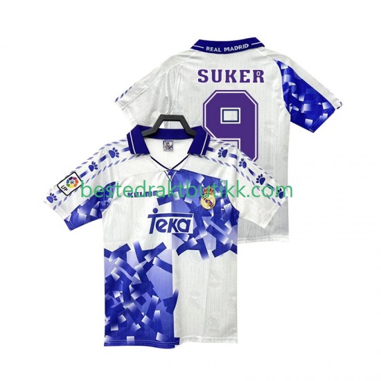 Fotballdrakter Real Madrid SUKER 9 1996 1997 Retro Tredjedraktsett Kortermet til Herre