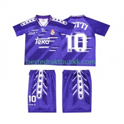 Fotballdrakter Real Madrid TOTTI 10 1996 Retro Bortedraktsett 1994 Kortermet til Barn