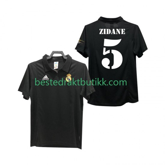 Fotballdrakter Real Madrid ZIDANE 5 2002 2003 Retro Bortedraktsett Kortermet til Herre