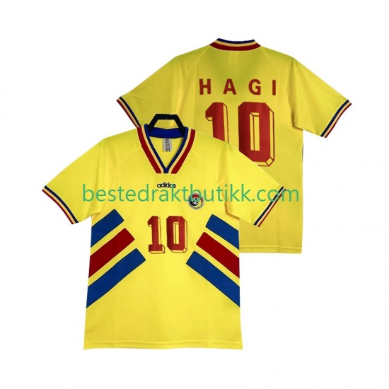 Fotballdrakter Romania Hagi 10 Retro Hjemmedraktsett 1994 Kortermet til Herre