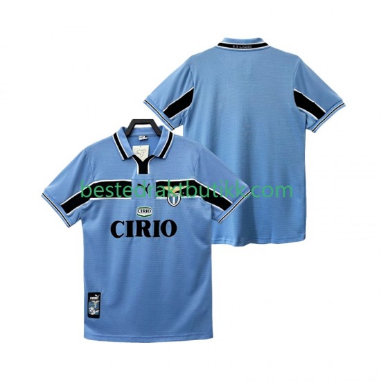 Fotballdrakter SS Lazio 1998 Retro Hjemmedraktsett 1999 Kortermet til Herre