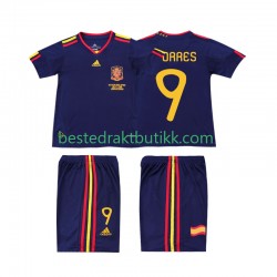Fotballdrakter Spania TORRES 9 Retro Bortedraktsett 2010 Kortermet til Barn