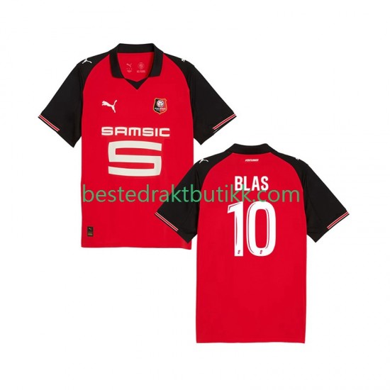 Fotballdrakter Stade Rennais Ludovic Blas 10 Hjemmedraktsett 2025-2026 Kortermet til Herre
