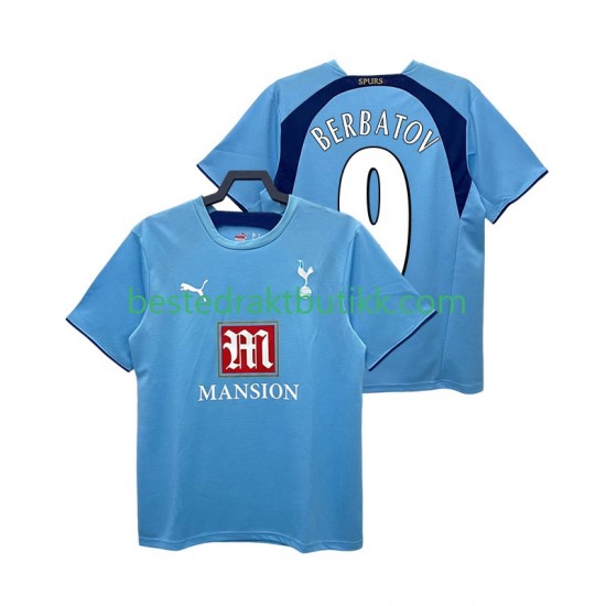 Fotballdrakter Tottenham Hotspur BERBATOV 9 2007 Retro Bortedraktsett 2006 Kortermet til Herre
