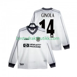 Fotballdrakter Tottenham Hotspur GINOLA 14 1997 Retro Hjemmedraktsett 1999 Langermet til Herre