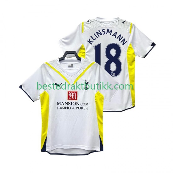 Fotballdrakter Tottenham Hotspur KLINSMANN 18 2009 Retro Hjemmedraktsett 2010 Kortermet til Herre