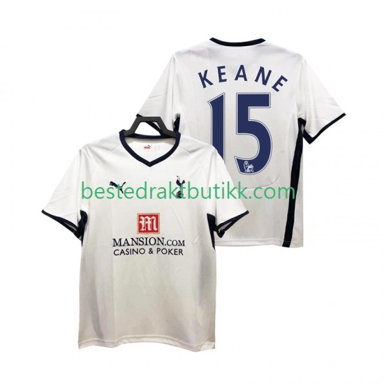 Fotballdrakter Tottenham Hotspur Keane 15 2009 Retro Hjemmedraktsett 2008 Kortermet til Herre