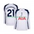 Fotballdrakter Tottenham Hotspur Kulusevski 21 Hjemmedraktsett 2025-2026 Langermet til Herre