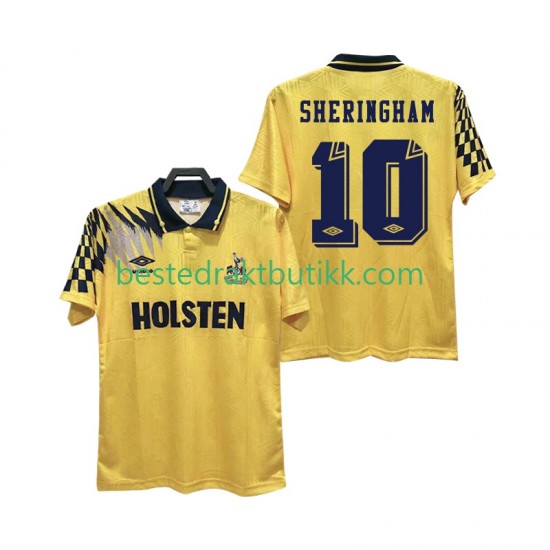 Fotballdrakter Tottenham Hotspur SHERINGHAM 10 1992 Retro Bortedraktsett 1994 Kortermet til Herre