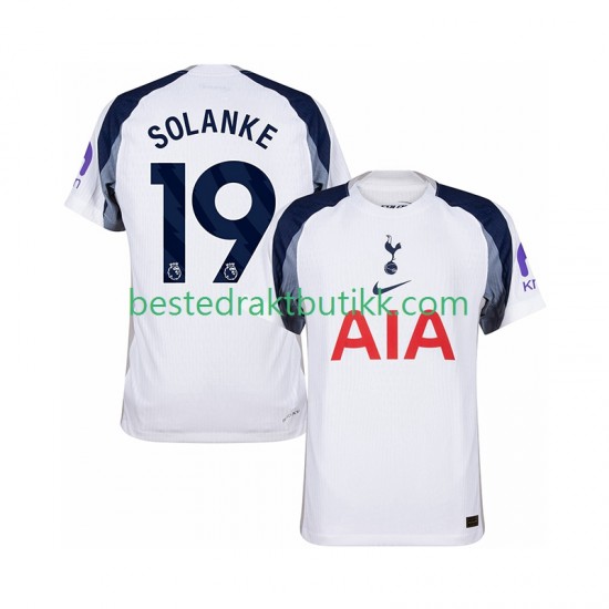 Fotballdrakter Tottenham Hotspur Solanke 19 Hjemmedraktsett 2025-2026 Kortermet til Herre