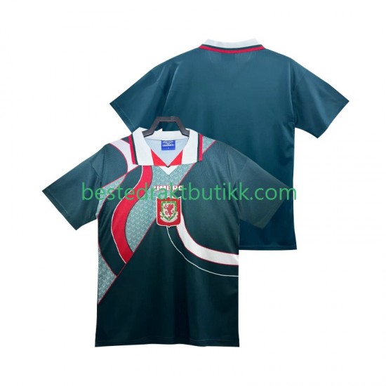 Fotballdrakter Wales 1995 Retro Bortedraktsett 1994 Kortermet til Herre