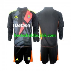 Fotballdrakter Aston Villa Keeper Hjemmedraktsett 2024-2025 Langermet til Barn