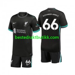 Fotballdrakter Liverpool Alexander-Arnold 66 Bortedraktsett 2024-2025 Kortermet til Barn