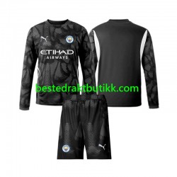 Fotballdrakter Manchester City Keeper Fjerdedraktsett 2024-2025 Langermet til Barn