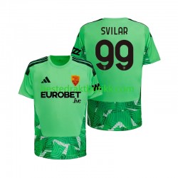 Fotballdrakter AS Roma Mile Svilar 99 Keeper Hjemmedraktsett 2026-2027 Kortermet til Herre