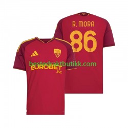 Fotballdrakter AS Roma Rodrigo Mora 86 Hjemmedraktsett 2026-2027 Kortermet til Herre