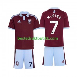 Fotballdrakter Aston Villa John McGinn 7 Hjemmedraktsett 2026-2027 Kortermet til Barn