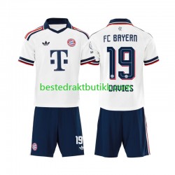Fotballdrakter FC Bayern München Alphonso Davies 19 Bortedraktsett 2026-2027 Kortermet til Barn