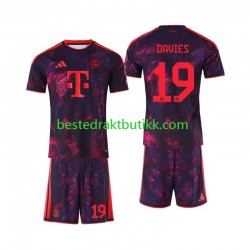 Fotballdrakter FC Bayern München Alphonso Davies 19 Tredjedraktsett 2026-2027 Kortermet til Barn