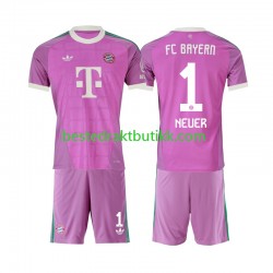 Fotballdrakter FC Bayern München Manuel Neuer 1 Keeper Tredjedraktsett 2026-2027 Kortermet til Barn